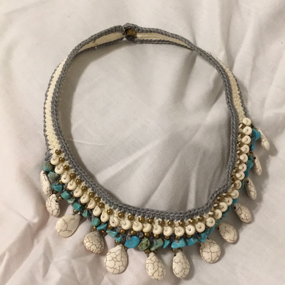 EASTERN SERENITY BRAND NEW CROCHET BEADED NECKLACE - Picture 5 of 6